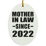 Mother In Law Since 2022 - Oval Ornament