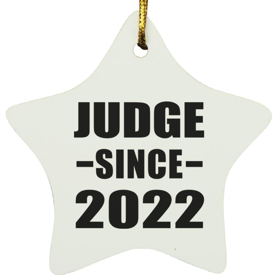 Judge Since 2022 - Star Ornament