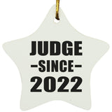 Judge Since 2022 - Star Ornament