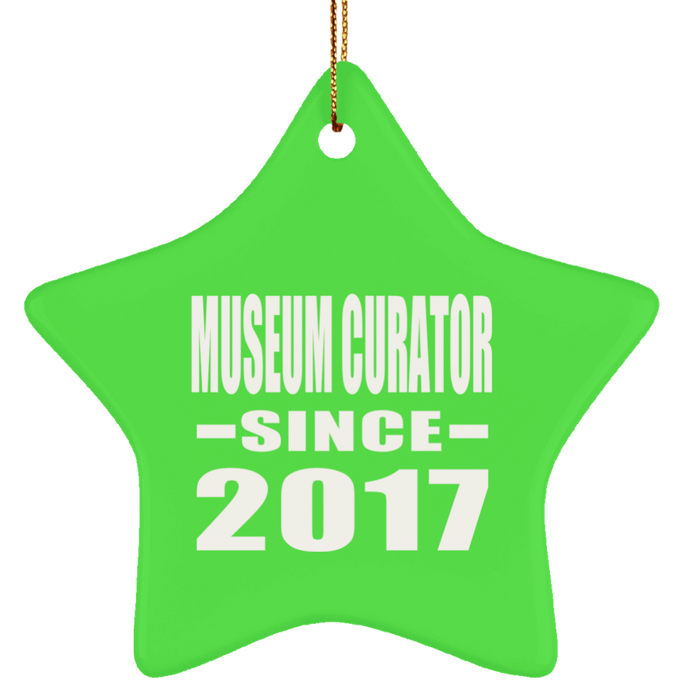 Museum Curator Since 2017 - Star Ornament