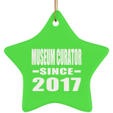 Museum Curator Since 2017 - Star Ornament
