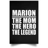 Marion The Mom The Hero The Legend - Poster Portrait