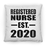 Registered Nurse Established EST. 2020 - Throw Pillow