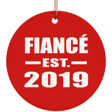 Fiance Established EST. 2019 - Circle Ornament
