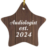 Audiologist Established Est. 2024 - Star Ornament D
