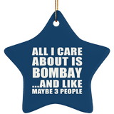 All I Care About Is Bombay - Star Ornament