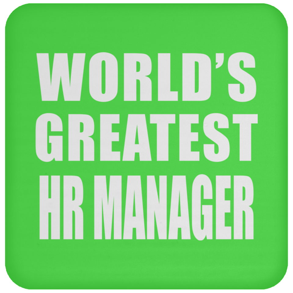 World's Greatest HR Manager - Drink Coaster