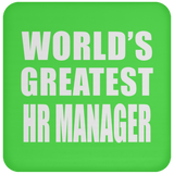 World's Greatest HR Manager - Drink Coaster