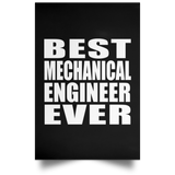 Best Mechanical Engineer Ever - Poster Portrait