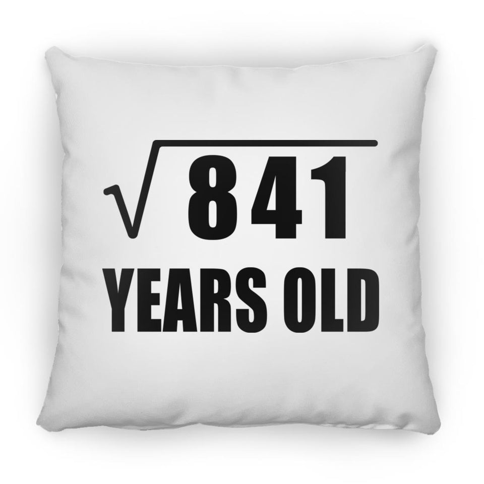 29th Birthday Square Root of 841 Years Old - Throw Pillow