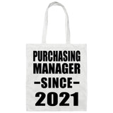Purchasing Manager Since 2021 - Tote Bag White