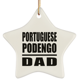 Portuguese Podengo Dad - Star Ornament
