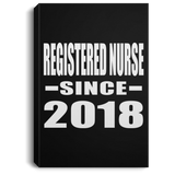 Registered Nurse Since 2018 - Canvas Portrait
