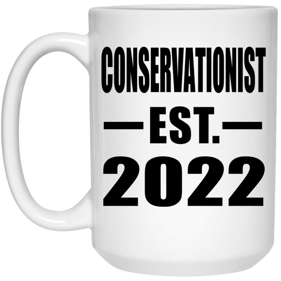Conservationist Established EST. 2022 - 15oz Coffee Mug