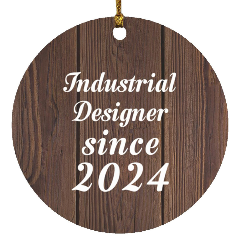 Industrial Designer Since 2024 - Circle Ornament D