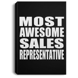 Most Awesome Sales Representative - Canvas Portrait