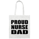 Proud Nurse Dad - Tote Bag White