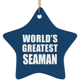 World's Greatest Seaman - Star Ornament