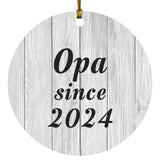 Opa Since 2024 - Circle Ornament F