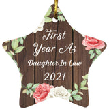 First Year As Daughter In Law 2021 - Star Ornament A