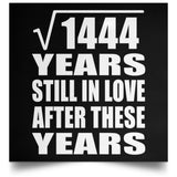 38th Anniversary Square Root of 1444 Years Still In Love - Poster Square
