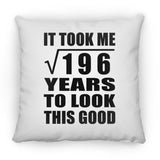 14th Birthday Took Square Root of 196 Years To Look Good - Throw Pillow