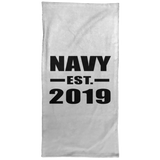 Navy Established EST. 2019 - Hand Towel