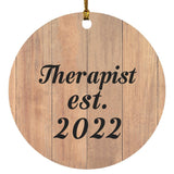 Therapist Established Est. 2022 - Circle Ornament C