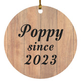 Poppy Since 2023 - Circle Ornament C