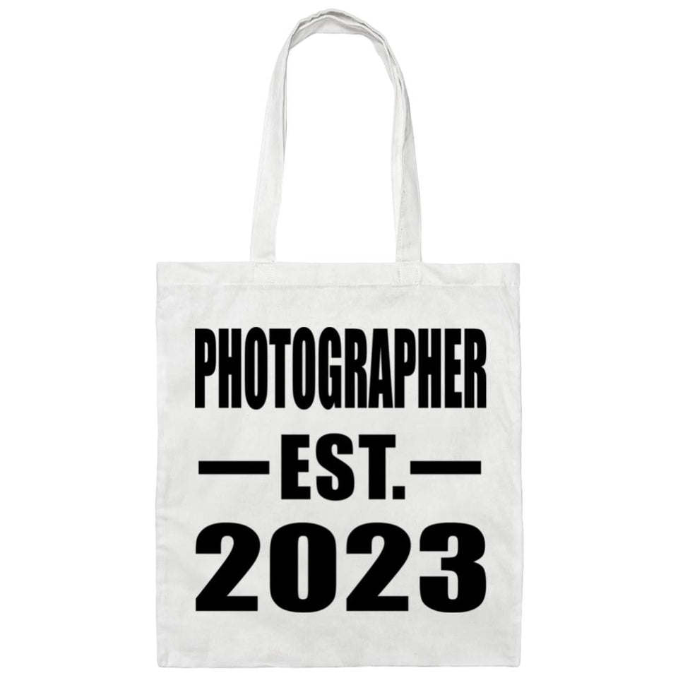 Photographer Established EST. 2023 - Tote Bag White