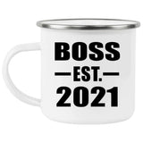 Boss Established EST. 2021 - 12oz Camping Mug