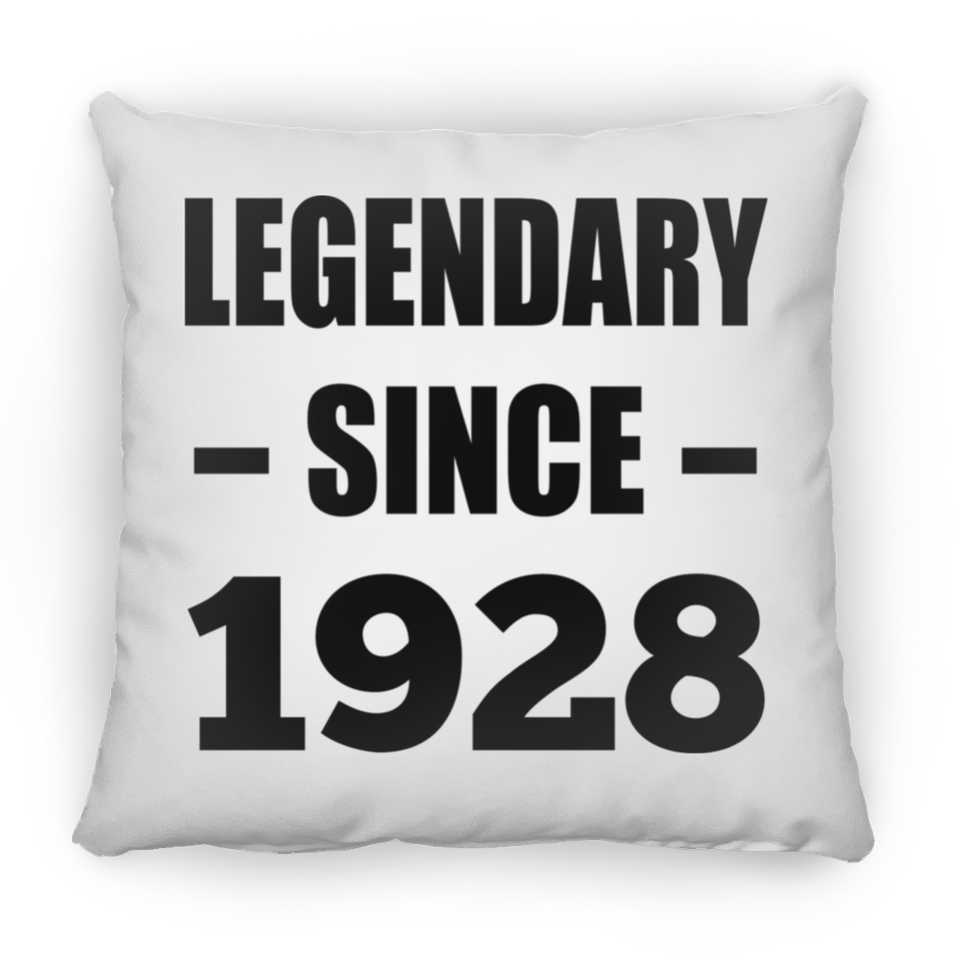 96th Birthday Legendary Since 1928 - Throw Pillow
