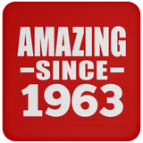 61st Birthday Amazing Since 1963 - Drink Coaster