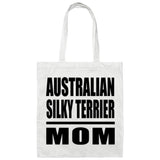 Australian Silky Terrier Mom - Tote Bag White