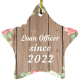 Loan Officer Since 2022 - Star Ornament B