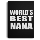 World's Best Nana - Canvas Portrait