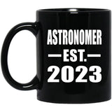 Astronomer Established EST. 2023 - 11oz Coffee Mug Black