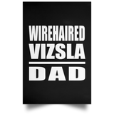 Wirehaired Vizsla Dad - Poster Portrait