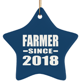 Farmer Since 2018 - Star Ornament
