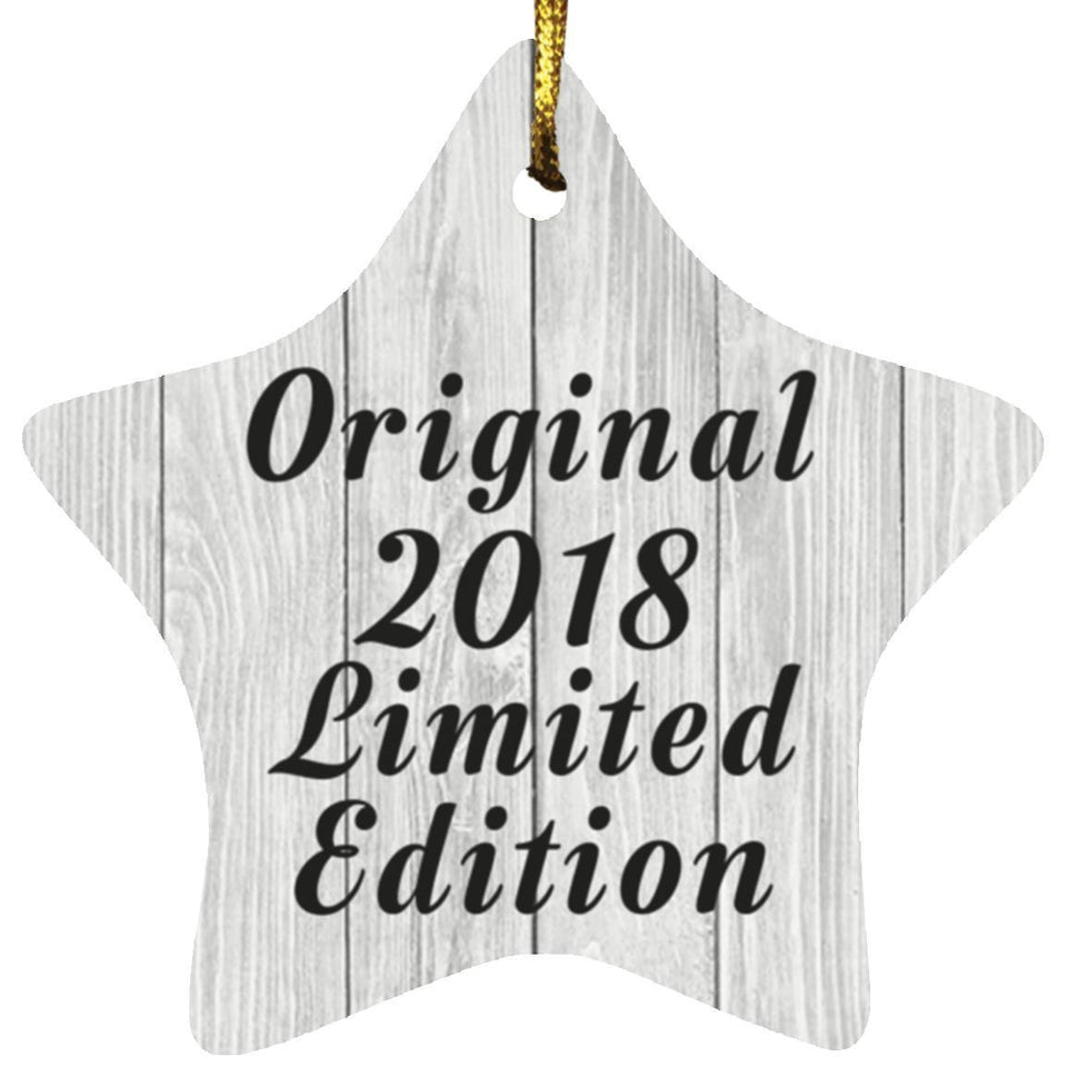 6th Birthday Original 2018 Limited Edition - Star Ornament F