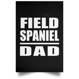 Field Spaniel Dad - Poster Portrait