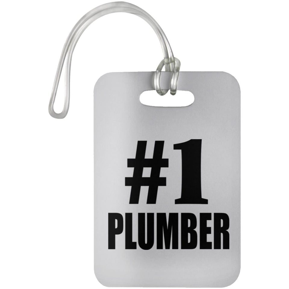 Number One #1 Plumber - Luggage Bag Tag