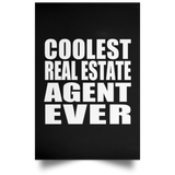 Coolest Real Estate Agent Ever - Poster Portrait