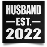 Husband Established EST. 2022 - Poster Square