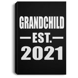Grandchild Established EST. 2021 - Canvas Portrait