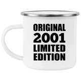23rd Birthday Original 2001 Limited Edition - 12oz Camping Mug