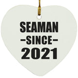 Seaman Since 2021 - Heart Ornament