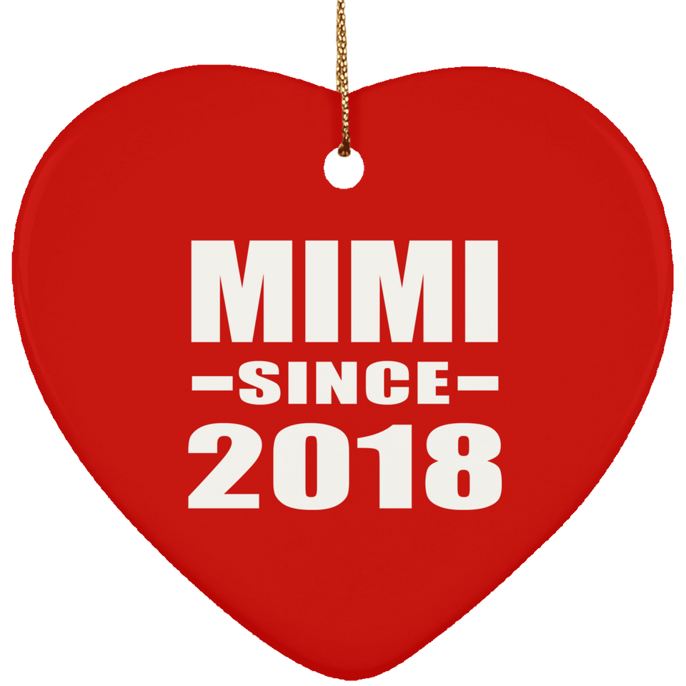 Mimi Since 2018 - Heart Ornament