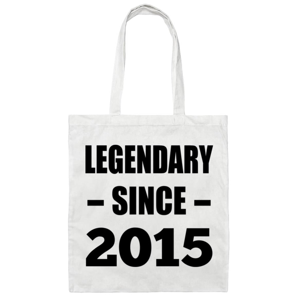 9th Birthday Legendary Since 2015 - Tote Bag White