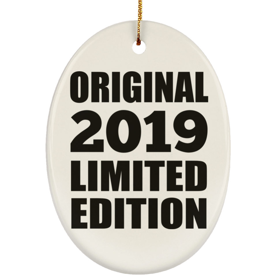 5th Birthday Original 2019 Limited Edition - Oval Ornament